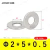 Arandelas Planas de Acero Inoxidable 304 M1.6~M7 Estándar Alemán Din125 Venta Directa de Fábrica en Stock Arandelas Planas Antióxido