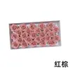 Venta al por mayor del fabricante Caja de regalo de flor inmortal de rosa de cinco capas Caja de regalo Ramo Material de decoración de flor de jabón Cabeza de flor de jabón multicolor
