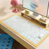 Mouse pad extra grande para meninas, alto valor estético, pad de mesa para computador de escritório, pad de teclado, pad de mesa de escritório à prova d'água e lavável