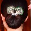 Explosiones de verano 2024 alta gama retro pavo real máquina para el cabello clip de torsión perezosa venta al por mayor