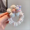 Diadema de Gato a Cuadros de Encaje Color Caramelo para Todo el Cuerpo, Cuerda para Cola de Caballo Estilo Dulce y Lindo para Niña, Accesorio para el Cabello al por Mayor