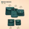 Bolsa de alta qualidade com fecho de pressão metálico semi-circular, múltiplas especificações, veludo, acessórios para joias, armazenamento, fabricante de bolsas de veludo, atacado no local