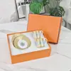 Xícara de Espresso de Porcelana Óssea H-Label Conjunto de Xícara e Pires de Alto Valor Conjunto de Xícara e Pires para Chá da Tarde Britânico Retrô Caixa de Presente