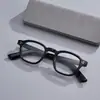 Lentes retro marco cuadrado japonés placa hecha a mano hombres y mujeres se pueden equipar con altura carey americano liso