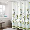 Cortina de Ducha Impermeable Antimoho Engrosada Juego de Cortinas de Baño Cortina de Partición sin Perforaciones para Baño Cortina de Puerta Cortina de Ventana Transfronteriza