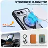 Adequado para Capa de Celular iPhone Duo com Suporte, Nova Capa Protetora Dobrável para Celular Apple Duo com Recurso Magnético Anti-Queda