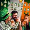 Adorno Enano de Madera Popular Transfronterizo Fiesta de Elfos Verde Irlandés Navidad St. Madera de San Patricio
