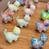 Adorno de Escritorio de Gato Pintado, Figura de Gato de Madera de Ébano Negro, Regalo Creativo para Hombres y Mujeres, Colgante Decorativo de Dibujos Animados de Gato Original