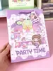 Jardín de Estrellas Bolsa de Regalo Blanca Engrosada con Relieve Papel de Regalo de Cumpleaños Bolsa de Papel Alto Valor de Color Caricatura Bolso