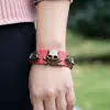 Pulsera al por mayor Pulsera de cuero nueva europea y americana Pulsera de piel de vaca original vintage punk Joyería punk