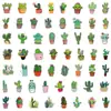 55 Peças Série Plantas Cacto Fofo Adesivos de Cacto Graffiti Mala Copo de Água Skate Adesivos Atacado
