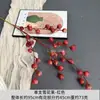 Flor Artificial Haste Única Lanterna de Frutas Floco de Neve Frutas Materiais DIY Materiais de Flores Artificiais Decoração Floral de Casamento Materiais de Flores Atacado