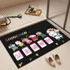 Alfombrilla de Piso de Barro Diatómico Linda de Crayon Shin-Chan para Baño de Casa, Puerta de Inodoro, Absorbente de Agua, Antideslizante, Secado Rápido, Alfombrilla para Pies, Venta al por Mayor