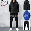 Comercio Exterior Transfronterizo Conjunto de Tres Piezas Sudadera Chaleco para Hombre y Mujer con Forro Polar y Estampado de Corazón Traje Deportivo con Capucha Casual