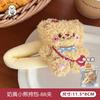 Novo clipe de cabelo de urso de pelúcia de desenho animado fofo clipe lateral para menina clipe BB grande clipe de cabelo para cabelo quebrado clipe para maquiagem atacado