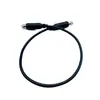 Cable Adaptador de Audio Negro de 3.5mm Hembra a Hembra Computadora Amplificador Audio Coche Aux 3.5 Conversión de Conexión Cable de Extensión