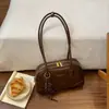 2026 Bolso Nuevo Estilo Coreano Retro Bolso de Hombro Simple para Mujer Moda Casual Bolso para Viajar Bolso Pequeño Cuadrado Debajo del Brazo