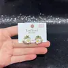 Brincos de Zircônia Pérola Zero-Shang para Mulheres, Únicos e Versáteis, Pino de Prata S925, Atacado de Acessórios Yiwu, Estilo Outono/Inverno, Garantia Pós-Venda