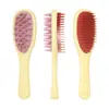 Cepillo para Champú de Mango Largo con Dientes Densos y Espaciados de Doble Cara para Masaje del Cuero Cabelludo, Lavado del Cabello, Alisado y Peinado