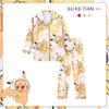 Pijamas de manga larga para niñas, primavera y otoño, 2024
