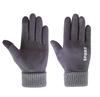 Guantes para hombre de otoño e invierno engrosados cálidos pantalla táctil conducción equitación sin dedos pesca para llevar guantes comercio exterior venta al por mayor transfronteriza