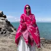 Chal bohemio, capa exótica para mujer, adecuada para viajes a Xinjiang, excursiones por la pradera y sesiones de fotos, capa exterior de estilo étnico