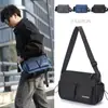 Bolsa Transversal Masculina Grande Capacidade 2025 Nova Moda Casual Couro Impermeável Estilo Japonês Tendência Bolsa Masculina