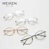 30886 Gafas de Titanio Puro Ultraligeras Estilo Celebridad de Internet para Mujer, Se Pueden Adaptar Lentes Graduados para Miopía, Sensación de Gama Alta, Gafas Bloqueadoras de Luz Azul para Hombre
