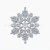 Amazon Más Vendido Transfronterizo Copo de Nieve Navideño Polvo de Brillo Accesorios para el Hogar Planta Flor Navideña Venta Directa de Fábrica