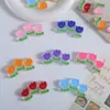 Punto Caricatura Lindo Flor de Goteo de Aceite Cuentas DIY Cadena de Teléfono Móvil Pulsera Accesorios Cuerda para el Cabello Accesorios para el Cabello Material Cuentas Sueltas