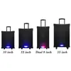 Stock Disponible Altavoces de Madera Dobles de 8 Pulgadas para Cantar al Aire Libre, Karaoke en Casa con Efectos de Sonido en Vivo, Sonido Bluetooth Multifuncional