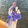 Chaveiro de halter transfronteiriço série esportes e fitness pingente de chave de silicone dopamina acessórios atacado de comércio exterior