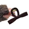 Clip de Pinza Simple con Lazo Marrón Chocolate de Alta Calidad Clip Grande de Tiburón Horquilla para el Cabello Cabeza de Mujer Nuevo Estilo 2024 Cabello