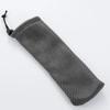 Bolsa de malla para cubiertos portátiles, bolsa de tela de nailon, popote de acero inoxidable, bolsa de lino, algodón de franela, multitalle