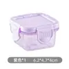 Caja Sellada de PP de Grado Alimenticio para Almacenamiento de Alimentos Complementarios, Mini Caja Portátil para Empacar Frutas para Bebés al Salir