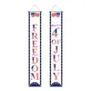 Coplas Transfronterizas del Nuevo Día de la Independencia, Banderas del Día Nacional Americano, Decoraciones para Eventos Festivos, Montaje de Ambiente, Personalización de Fiestas
