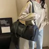 Bolsa de Viagem Atacado, Grande Capacidade, Sensação de Luxo, Bolsa de Ombro Cruzada Única, Bolsa Esportiva para Academia com Separação Seca e Úmida para Mulheres, Compartimento Independente para Sapatos