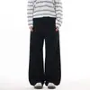Calça Reta Nova de Primavera Masculina Ot Unissex Branca Solta de Perna Larga Longa Juventude Versátil Calças Casuais Masculinas