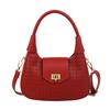 Bolso Cruzado de Hombro Único con Textura Estilo Francés para Mujer, Nuevo Primavera 2025, Bolso de Mano de Moda, Cartera de Cadena Cruzada para Mujer