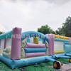 Castillo inflable travieso parque infantil castillo inflable para niños de 0 a 3 años puesto al aire libre castillo inflable