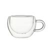 Suministro Exclusivo Transfronterizo de Tazas de Café de Doble Pared de Vidrio de Borosilicato, Tazas de Estilo Vintage Transfronterizas, Vasos para Jugos con Logo, Ventas al Por Mayor de Comercio Exterior
