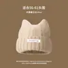 Gorro de Lana Tejido con Orejas de Gato para Mujer en Invierno, Cálido y Engrosado, Protección para los Oídos a Prueba de Frío, Lindo Gorro para el Frío, Gorro Pequeño que Muestra la Cara