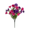 Gloria de la Mañana de Eucalipto Transfronteriza Flor Falsa Ramo Artificial Flor Falsa Cama de Flores Valla Arreglo Floral Decoración Pastoral