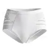 Comercio Exterior Europeo y Americano Tallas Grandes para Mujer Algodón Puro Cintura Alta Sexy Encaje Hueco Levanta Glúteos Control de Abdomen Tanga