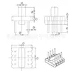 Base de anillo magnético de 12 MM, base de inductor, base - BASE-026-1