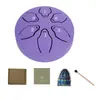 Instrumento Musical Tambor Etereo de 3 Polegadas e 6 Tons para Crianças, Tambor para Alívio de Estresse para Iniciantes, Instrumento de Percussão, Tambor de Língua de Aço, Tambor de Bolso, Exportação