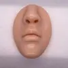 Modelo de rasgos faciales humanos perforado con punzón modelo de oreja de silicona nariz lengua ombligo ojos boca rasgos faciales humanos