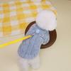 Sudadera de terciopelo cálida de doble cara para mascotas, de dos patas, ropa para mascotas, abrigo de algodón cálido para perro, Teddy Panda Gato Invierno