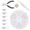 Accesorios de joyería para hacer tú mismo joyería pendientes ganchos para orejas pulseras pulseras collares materiales para abalorios hechos a mano juego de herramientas