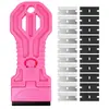 Raspador Limpiador de Costuras de Doble Cabezal Más Vendido Transfronterizo, Herramienta de Limpieza Raspadora Multicolor Multifuncional al por Mayor